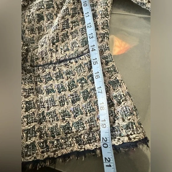 Brooks brothers tweed blazer bucle jacket size 4